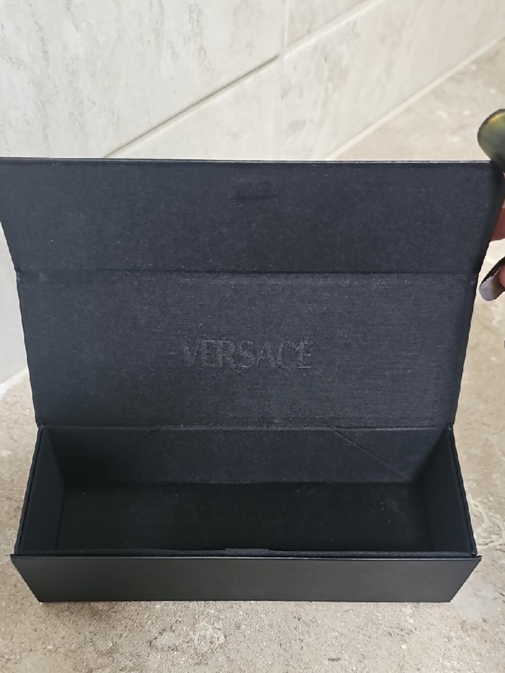 Versace Black and Gold Eyewear Case - Picture 4 of 5